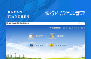 大衍天晨管理系统开发案例